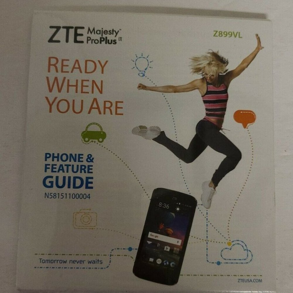 NEW & SEALED: Genuine Original ZTE Majesty Pro Plus Manual